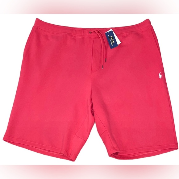 Polo Ralph Lauren 3XBig Red Cotton Polyester Big Tall Athletic Shorts Brand New - Picture 3 of 7